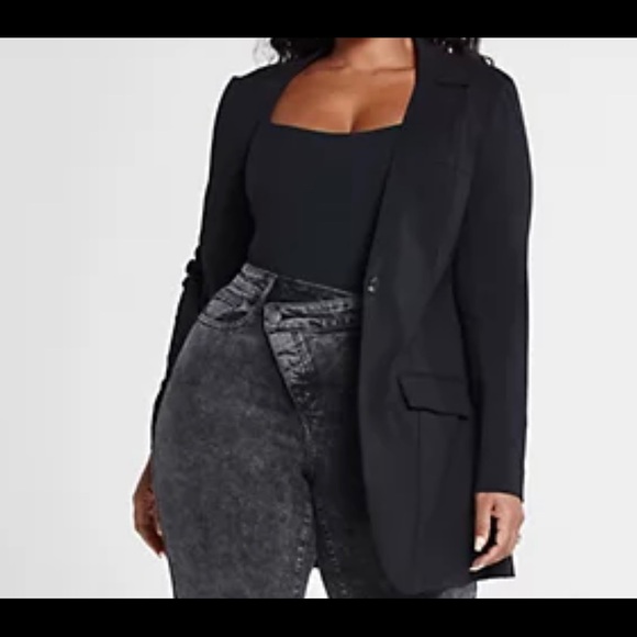 Fashion to Figure Jackets & Blazers - The City Blazer in black